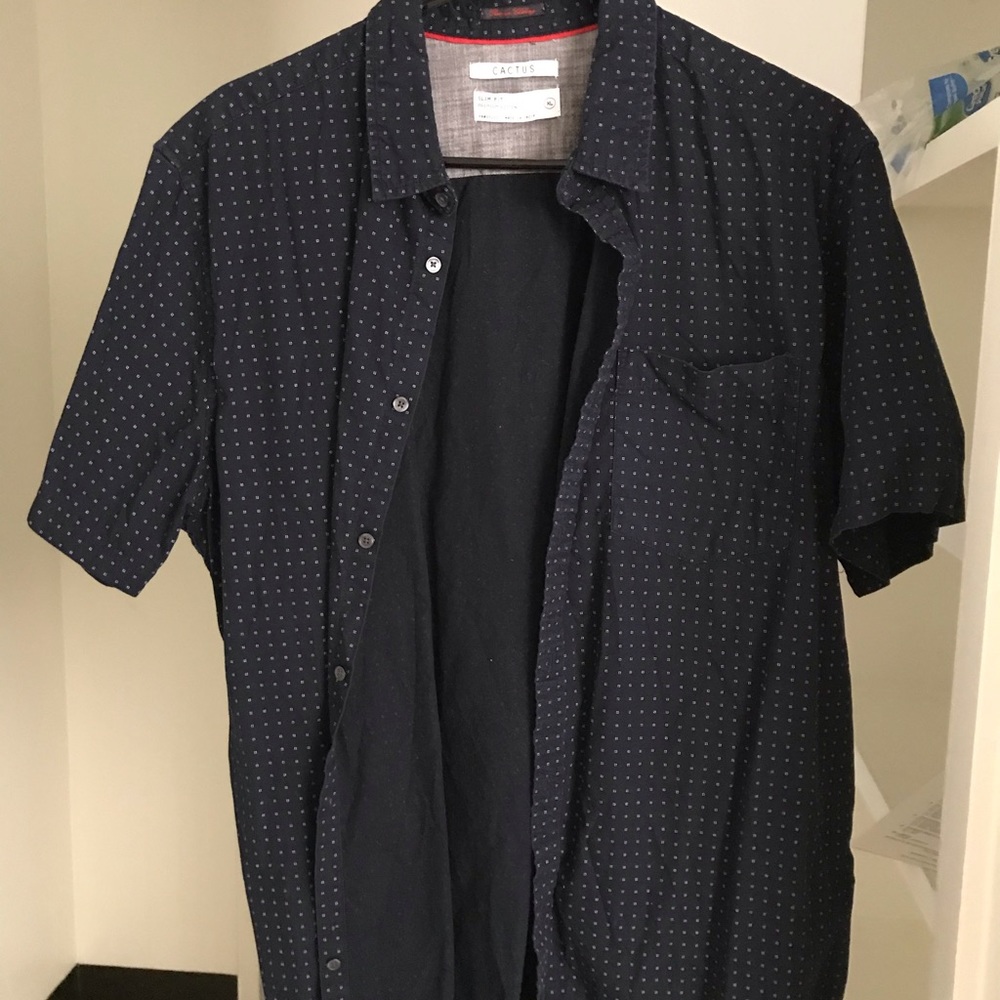 cactus button down
